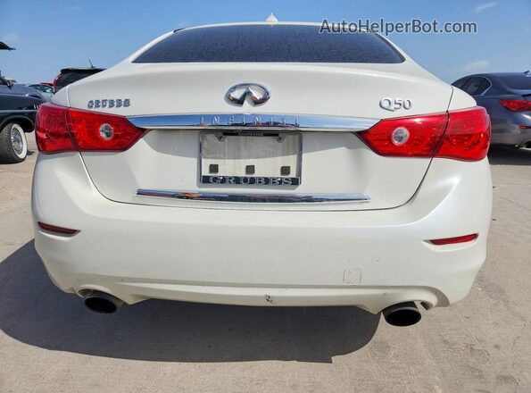 JN1EV7AP5HM736998 2017 INFINITI Q50 White Widok z tyłu