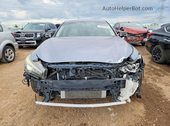 JN1EV7AP5HM737990 2017 INFINITI Q50 Gray Widok z przodu
