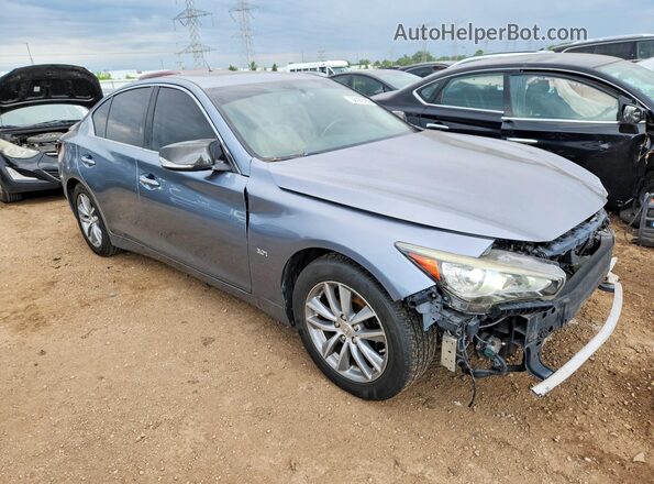 JN1EV7AP5HM737990 2017 INFINITI Q50 Gray Przód prawy
