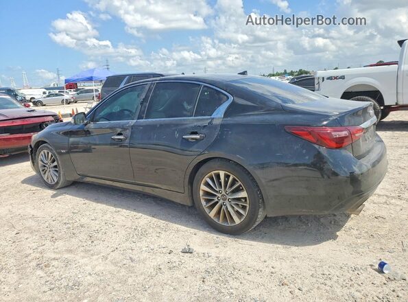 JN1EV7AP5JM356419 2018 INFINITI Q50 Black უკანა მარცხენა