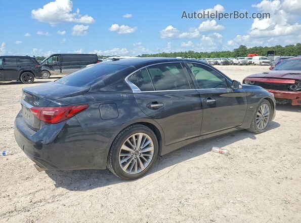 JN1EV7AP5JM356419 2018 INFINITI Q50 Black უკანა მარჯვენა