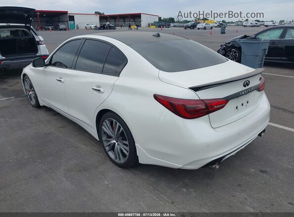 JN1EV7AP5JM358879 2018 INFINITI Q50 White უკანა მარცხენა