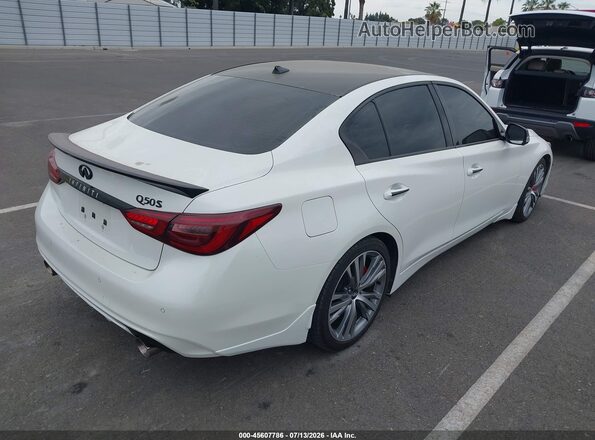 JN1EV7AP5JM358879 2018 INFINITI Q50 White უკანა მარჯვენა