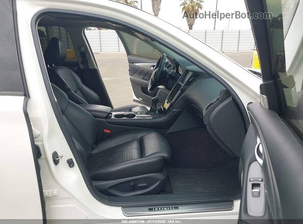 JN1EV7AP5JM358879 2018 INFINITI Q50 White წინა სალონის ხედი
