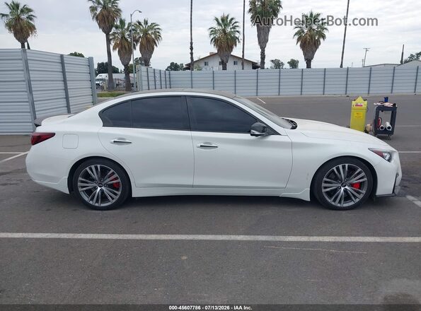 JN1EV7AP5JM358879 2018 INFINITI Q50 White უკანა სალონის ხედი