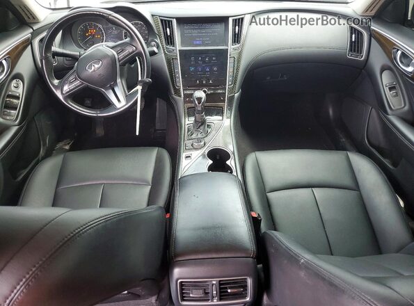 JN1EV7AP5JM362057 2018 INFINITI Q50 Silver Առջևի վահանակի տեսք