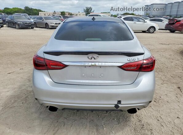 JN1EV7AP5JM362057 2018 INFINITI Q50 Silver Հետևի տեսք