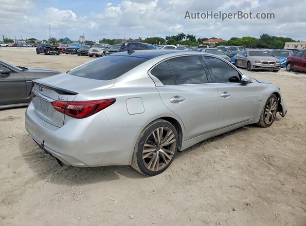 JN1EV7AP5JM362057 2018 INFINITI Q50 Silver Հետևի աջ