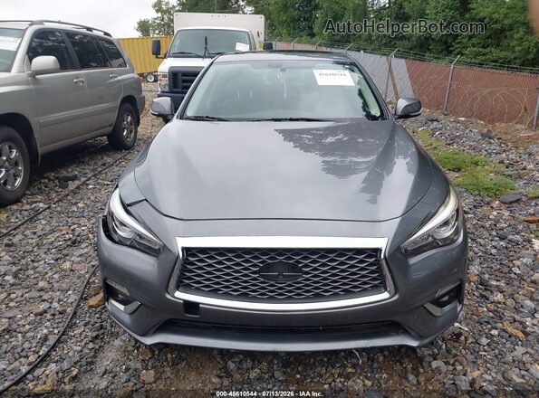 JN1EV7AP5JM365427 2018 INFINITI Q50 Gray Вид щитка приладів
