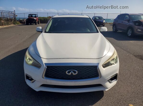 JN1EV7AP5KM510855 2019 INFINITI Q50 Белый Вид спереди
