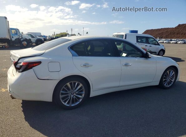 JN1EV7AP5KM510855 2019 INFINITI Q50 Белый Задняя правая четверть