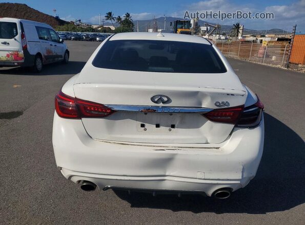 JN1EV7AP5KM510855 2019 INFINITI Q50 Белый Вид сзади