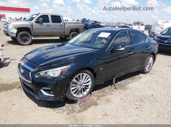 JN1EV7AP5KM511861 2019 INFINITI Q50 Черный Передняя левая четверть
