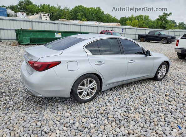 JN1EV7AP5KM519040 2019 INFINITI Q50 Silver Задня права чверть