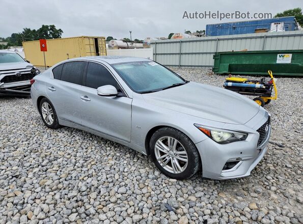 JN1EV7AP5KM519040 2019 INFINITI Q50 Silver Передня права чверть