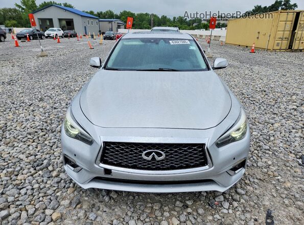 JN1EV7AP5KM519040 2019 INFINITI Q50 Silver Вид спереду