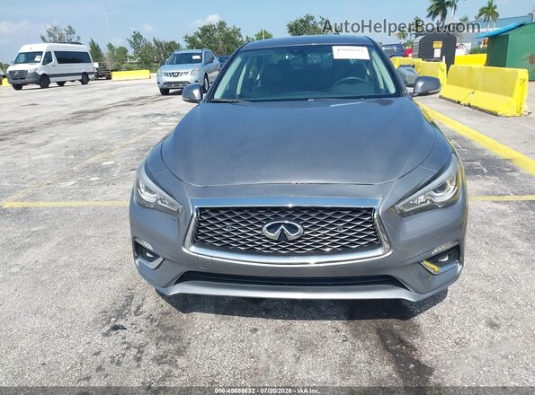 JN1EV7AP5KM519541 2019 INFINITI Q50 Gray წინა ხედი