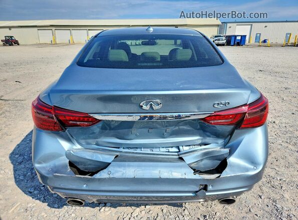 JN1EV7AP5LM207026 2020 INFINITI Q50 Silver Rear view