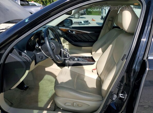 JN1EV7AP6GM302216 2016 INFINITI Q50 Black Սալոնի դիմացի տեսք