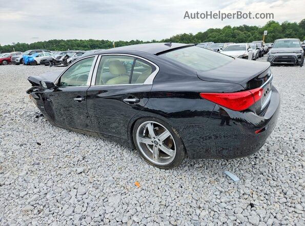 JN1EV7AP6HM736234 2017 INFINITI Q50 Black Հետևի ձախ