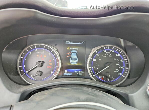 JN1EV7AP6HM736234 2017 INFINITI Q50 Black Սարքավորումների վահանակի տեսք