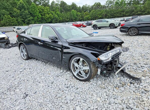 JN1EV7AP6HM736234 2017 INFINITI Q50 Black Առջևի աջ