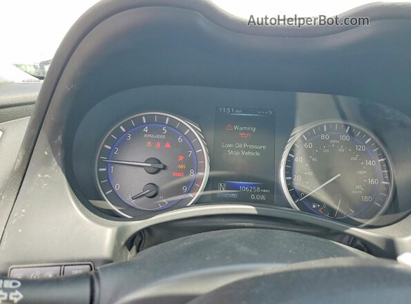 JN1EV7AP6HM738260 2017 INFINITI Q50 White Սարքավորումների վահանակի տեսք