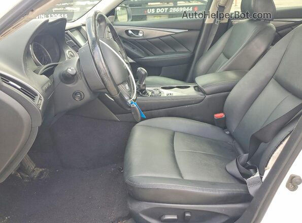 JN1EV7AP6HM738260 2017 INFINITI Q50 White Սալոնի դիմացի տեսք