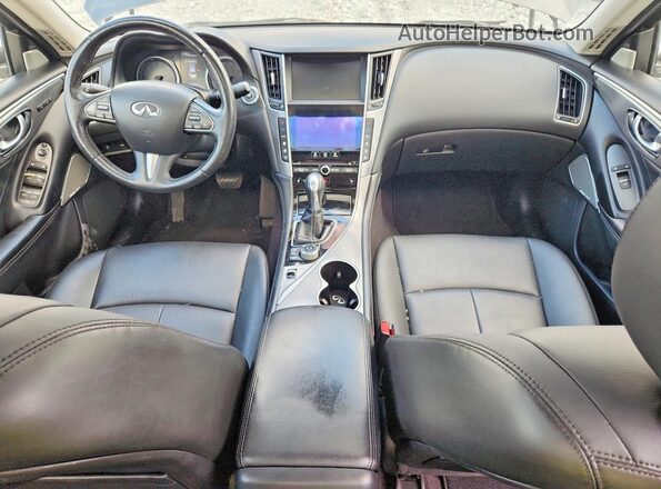 JN1EV7AP6HM740171 2017 INFINITI Q50 Gray Dashboard view