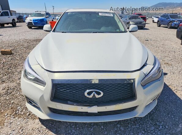 JN1EV7AP6HM741725 2017 INFINITI Q50 White Vista frontal