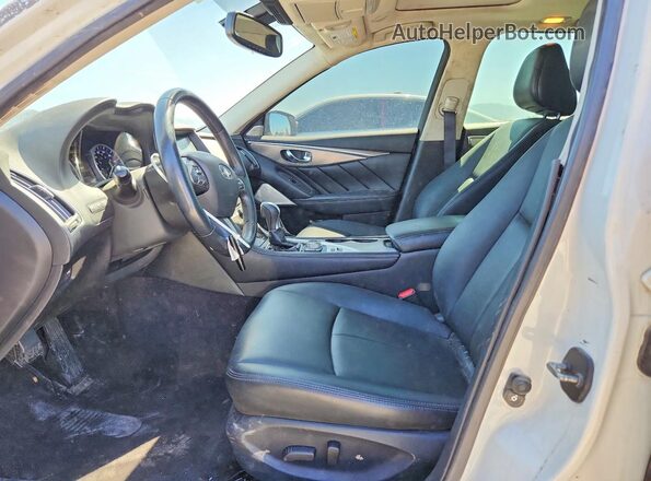 JN1EV7AP6HM741725 2017 INFINITI Q50 White Vista interior delantera