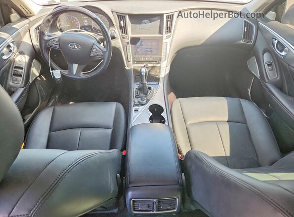 JN1EV7AP6HM741725 2017 INFINITI Q50 White Vista del salpicadero