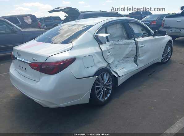 JN1EV7AP6JM350063 2018 INFINITI Q50 White Rear right