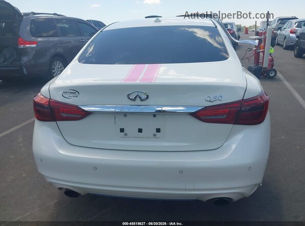 JN1EV7AP6JM350063 2018 INFINITI Q50 White 