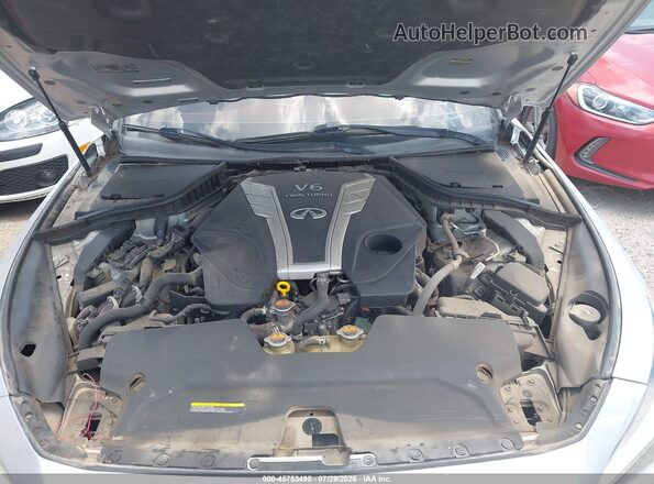 JN1EV7AP6JM350970 2018 INFINITI Q50 Серебряный Вид сзади