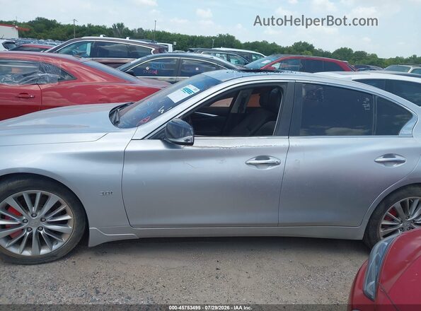 JN1EV7AP6JM350970 2018 INFINITI Q50 Серебряный Панорамный вид салона 360°
