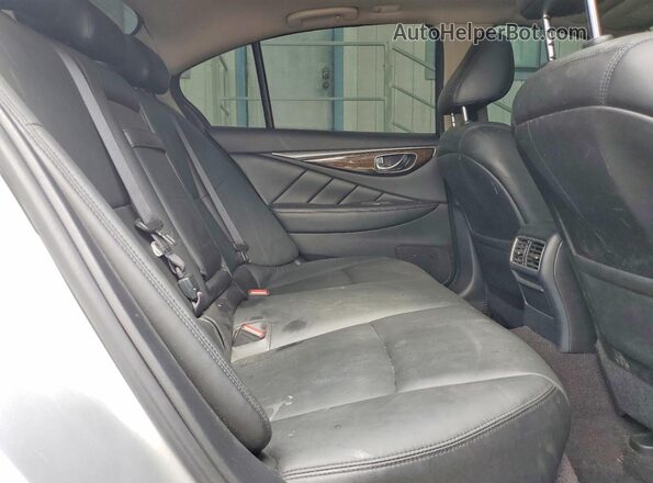 JN1EV7AP6JM352346 2018 INFINITI Q50 Silver უკანა სავარძლების ხედი