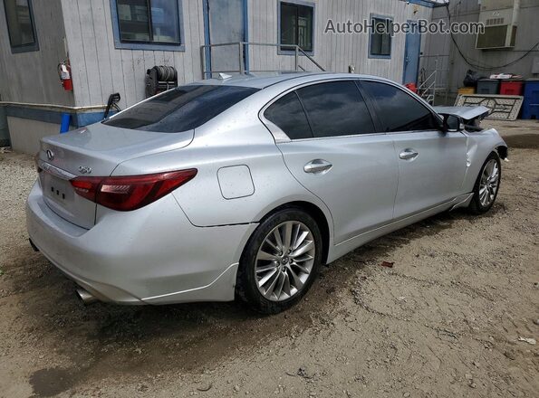 JN1EV7AP6JM352346 2018 INFINITI Q50 Silver უკანა მარჯვენა