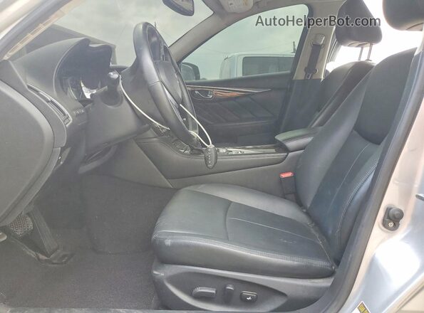 JN1EV7AP6JM352346 2018 INFINITI Q50 Silver წინა სალონის ხედი