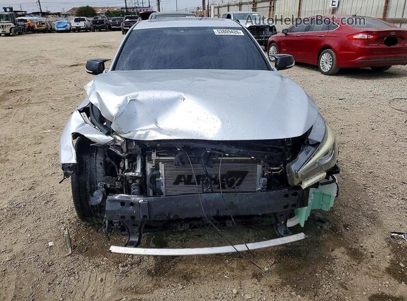 JN1EV7AP6JM352346 2018 INFINITI Q50 Silver წინა ხედი