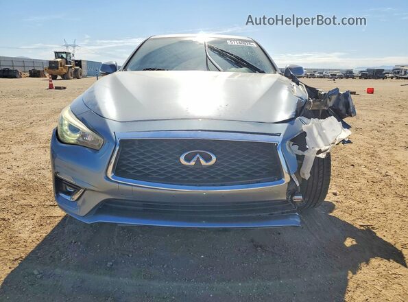 JN1EV7AP6JM353836 2018 INFINITI Q50 Gray Front view