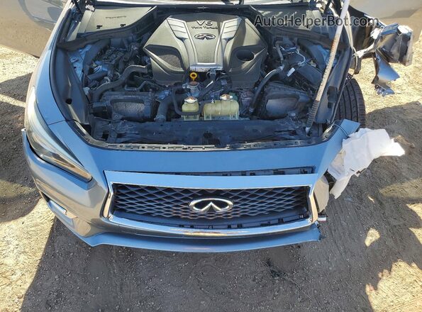 JN1EV7AP6JM353836 2018 INFINITI Q50 Gray Rear interior view