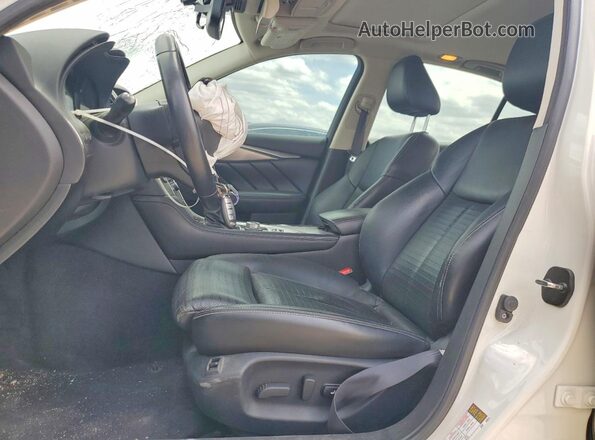JN1EV7AP6JM355862 2018 INFINITI Q50 White Սալոնի դիմացի տեսք
