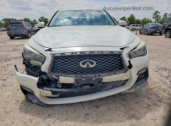 JN1EV7AP6JM355862 2018 INFINITI Q50 White Դիմացի տեսք