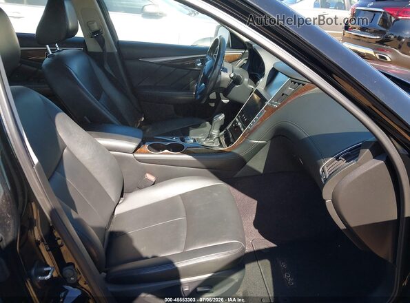 JN1EV7AP6JM355909 2018 INFINITI Q50 Black წინა სალონის ხედი