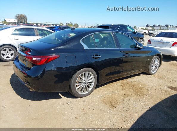 JN1EV7AP6JM355909 2018 INFINITI Q50 Black უკანა მარჯვენა