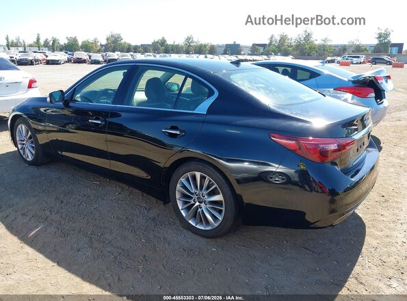 JN1EV7AP6JM355909 2018 INFINITI Q50 Black უკანა მარცხენა