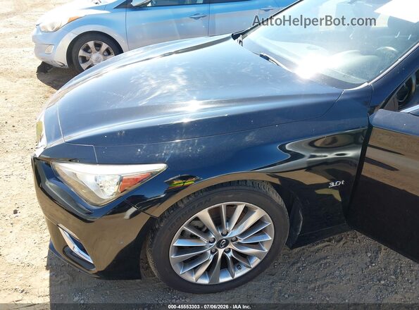 JN1EV7AP6JM355909 2018 INFINITI Q50 Black წინა ხედი
