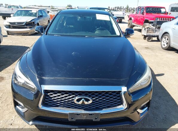 JN1EV7AP6JM355909 2018 INFINITI Q50 Black ხელსაწყოთა პანელის ხედი
