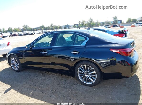 JN1EV7AP6JM355909 2018 INFINITI Q50 Black სალონის 360-გრადუსიანი ხედი